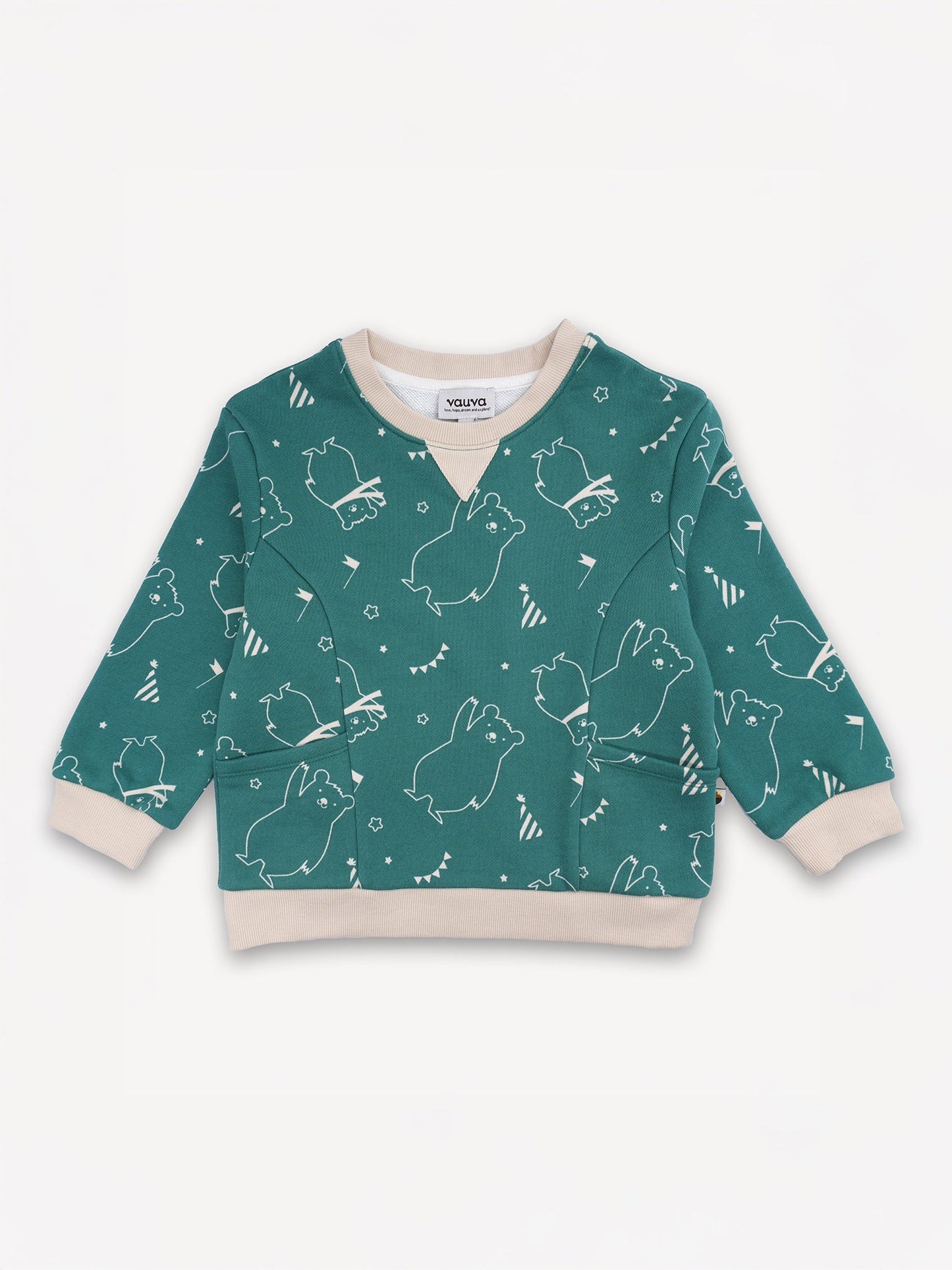 Bear-Print Sweatshirt