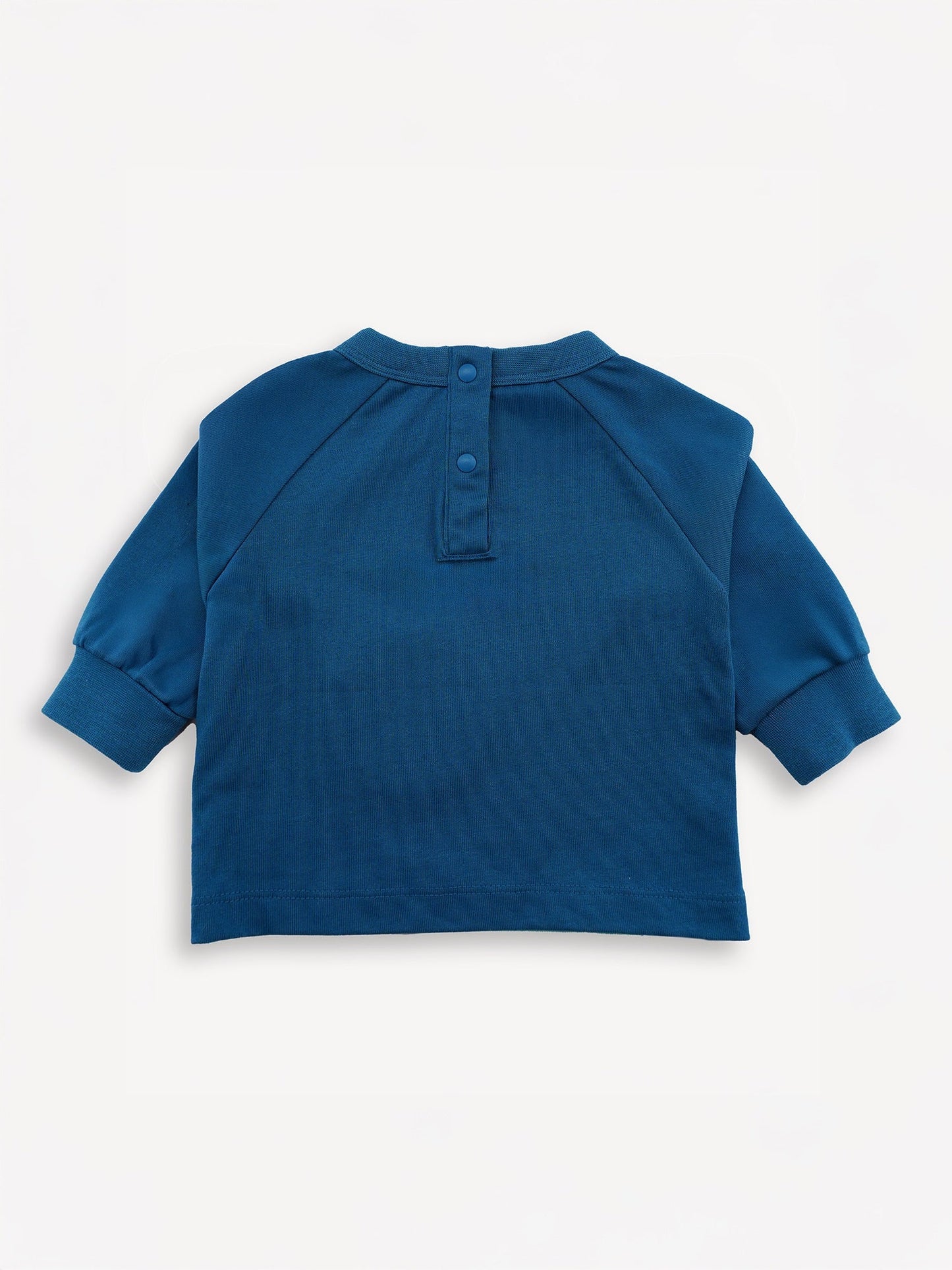 Bear-Print Raglan Sleeve  Tee
