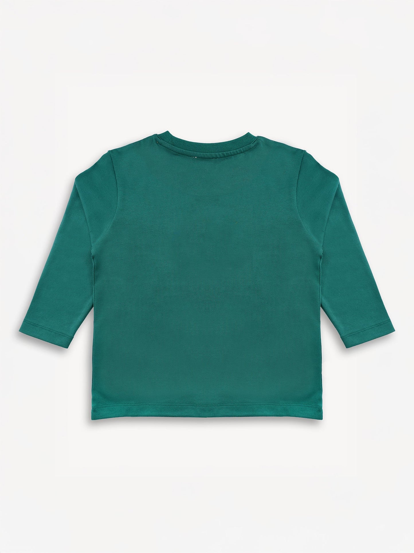 Owl-Printed Long Sleeve Tee