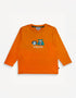 Owl-Printed Long Sleeve Tee