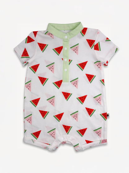 Baby Watermelon Print Clothing Set