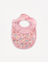 Angel-Print Ruffle Bib