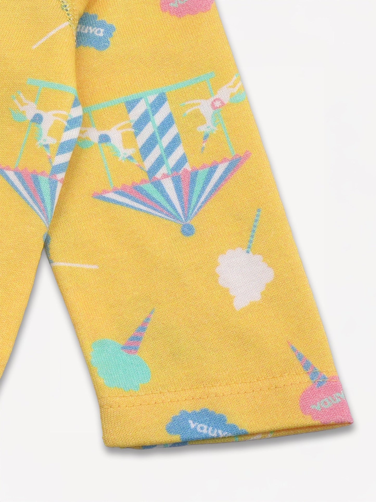 Unicorn-Print Bodysuit