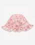 Angel-Print Ruffle Hat