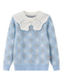 Collar Jacquard Jumper