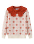 Collar Jacquard Jumper