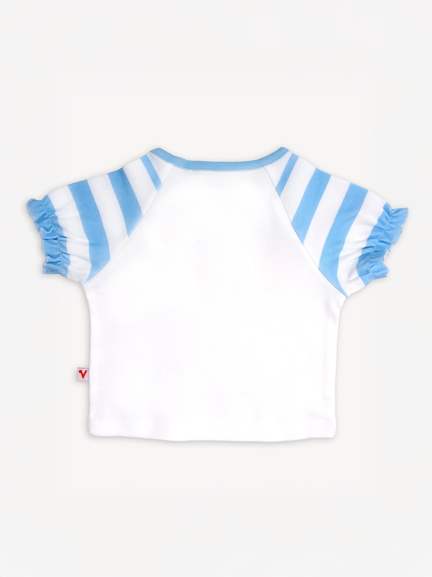 Baby Short Puff Sleeve Berries Print Tee