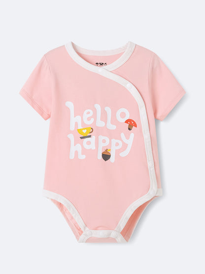 Baby Short Sleeve Stripes Bodysuit And Leggings Set