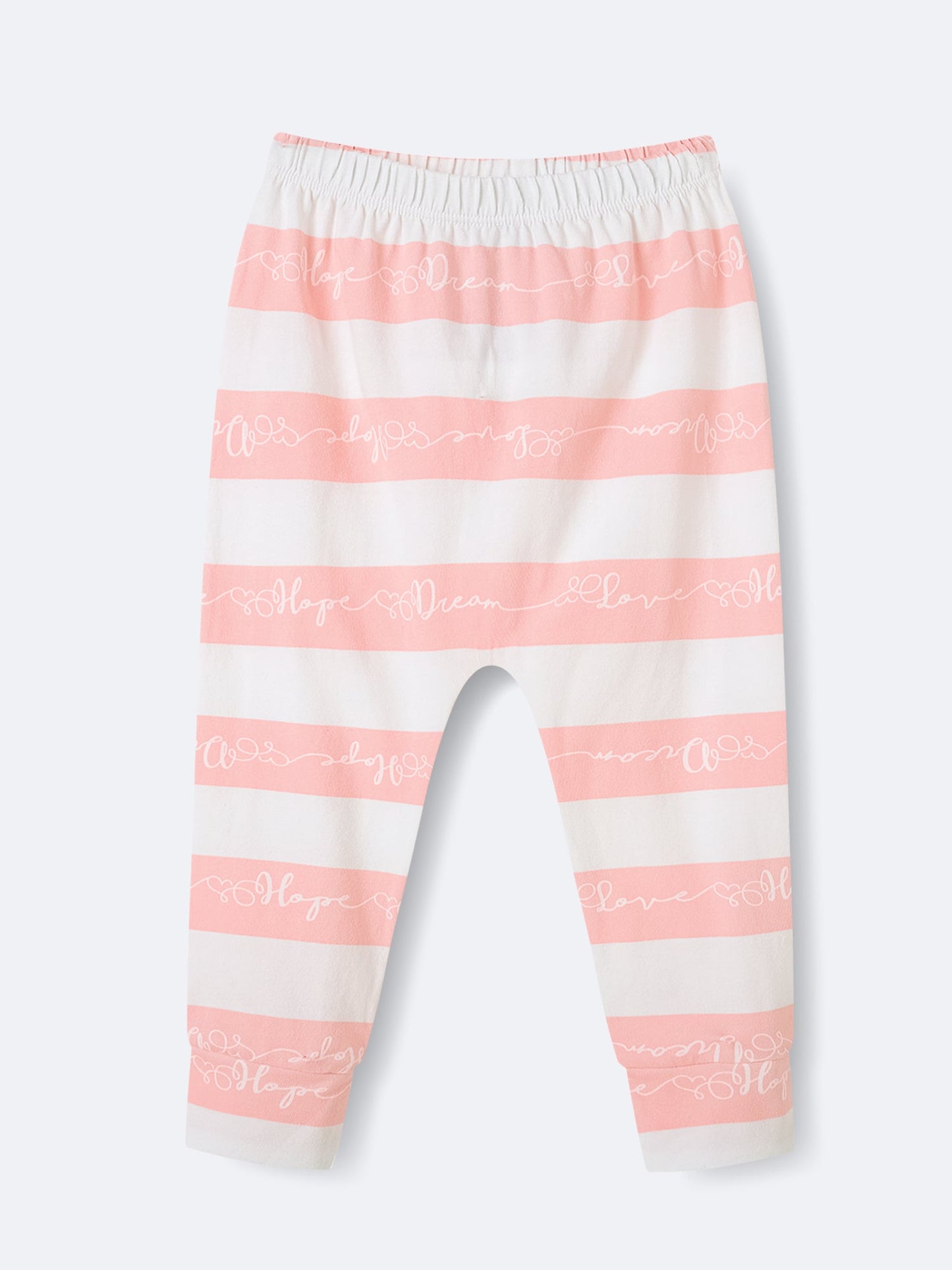 Baby Short Sleeve Stripes Bodysuit And Leggings Set