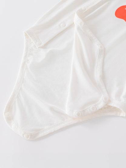 Baby Allover Print Long-Sleeved Bodysuit 3 Pieces Set