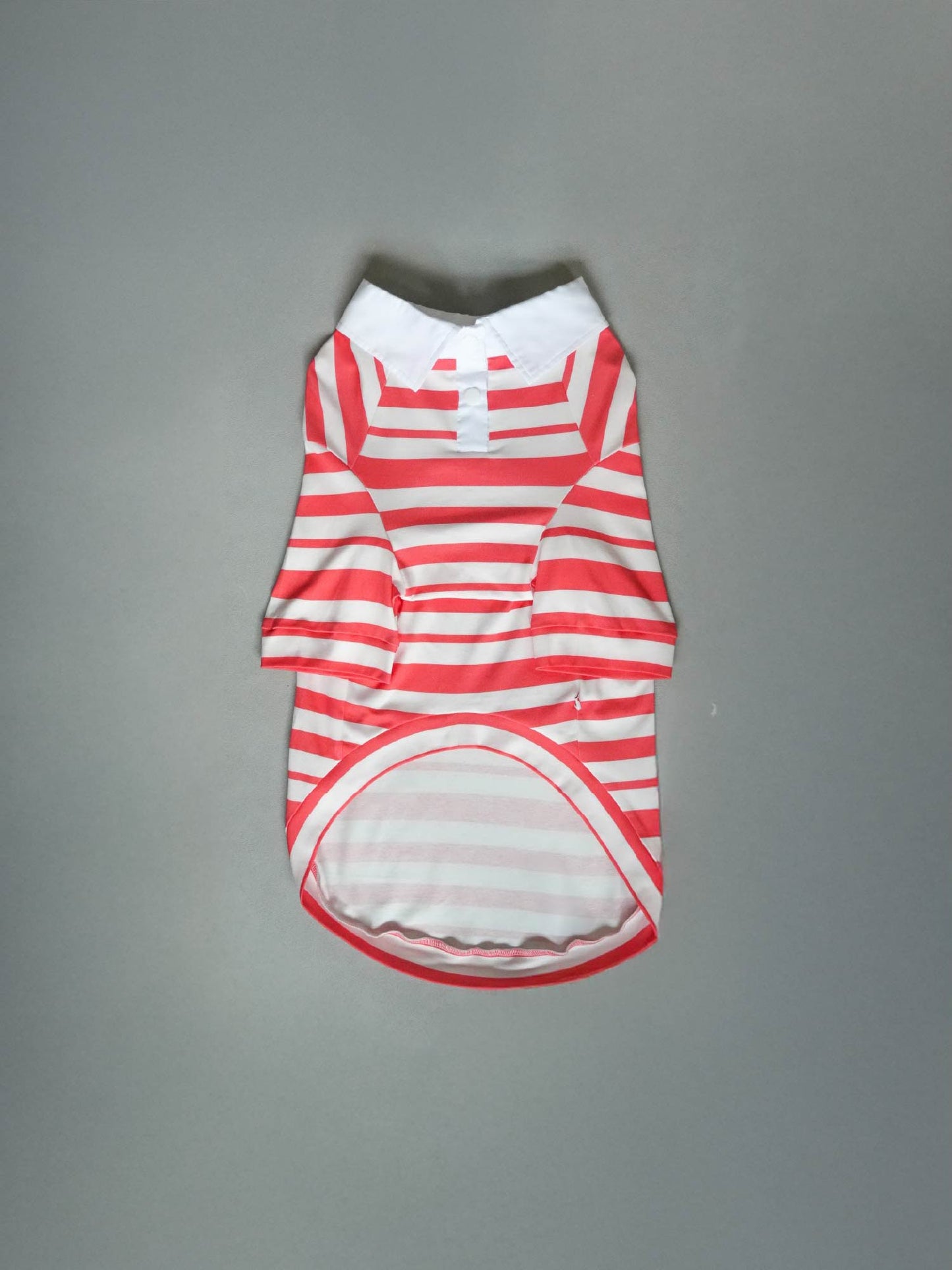 Dogs' Stripe Short-Sleeved Polo-Shirt