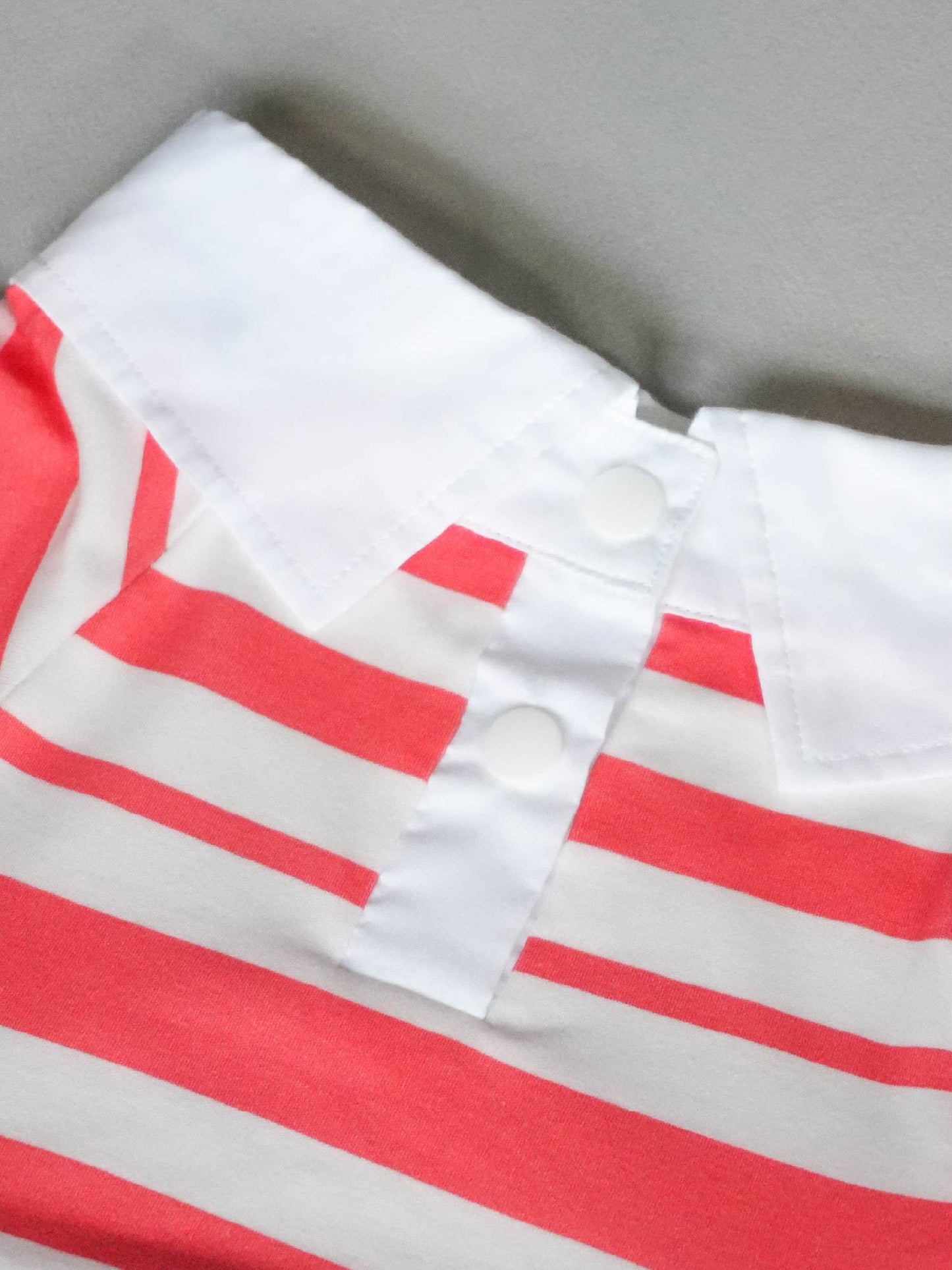 Dogs' Stripe Short-Sleeved Polo-Shirt