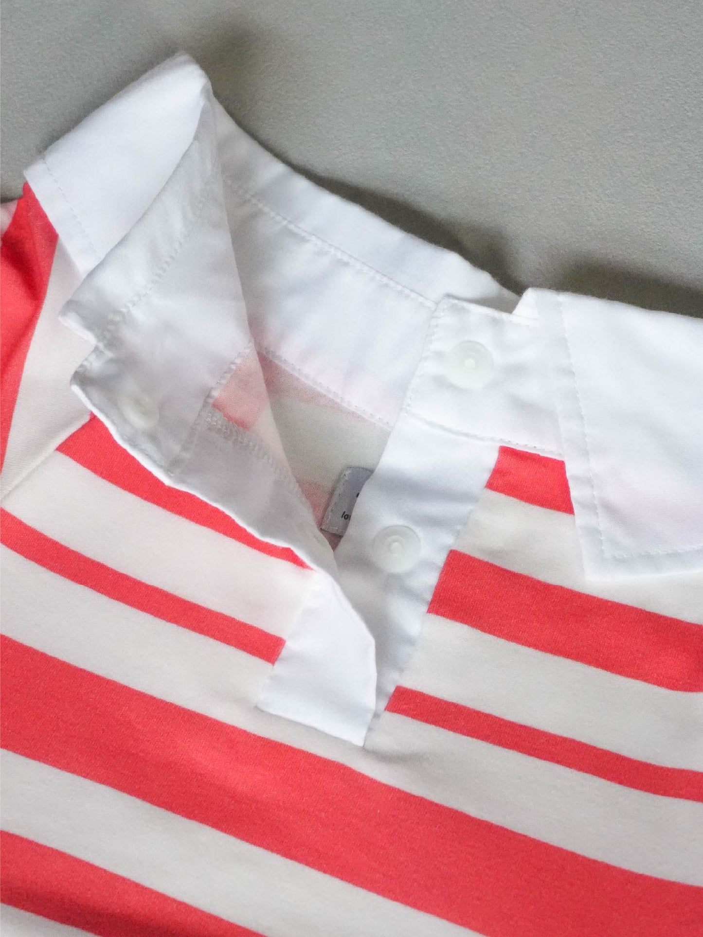 Dogs' Stripe Short-Sleeved Polo-Shirt