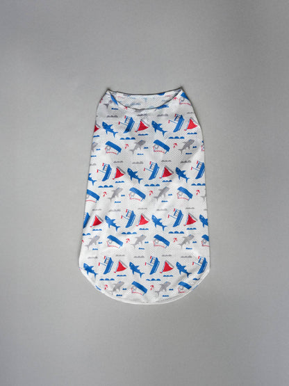 Dogs' Allover Print Vest
