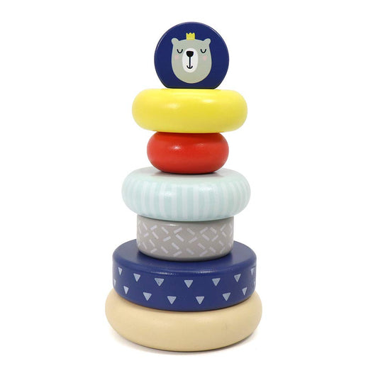 Leo & Friends Leo & Friends - Benny Stacking Rings Wooden Toy